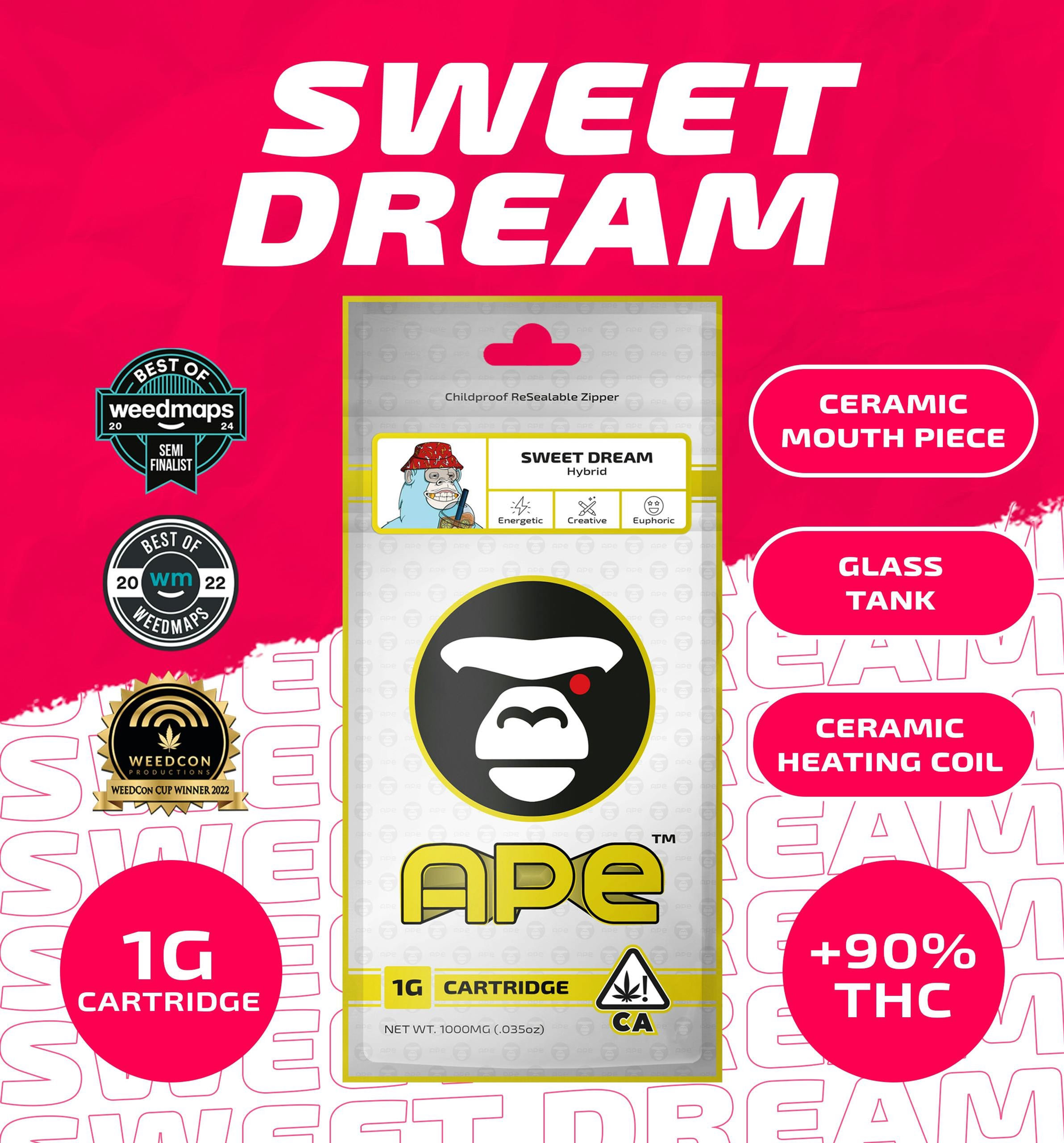 APE Premium Cannabis Corp | Sweet Dream | Sauce Carts | 1g
