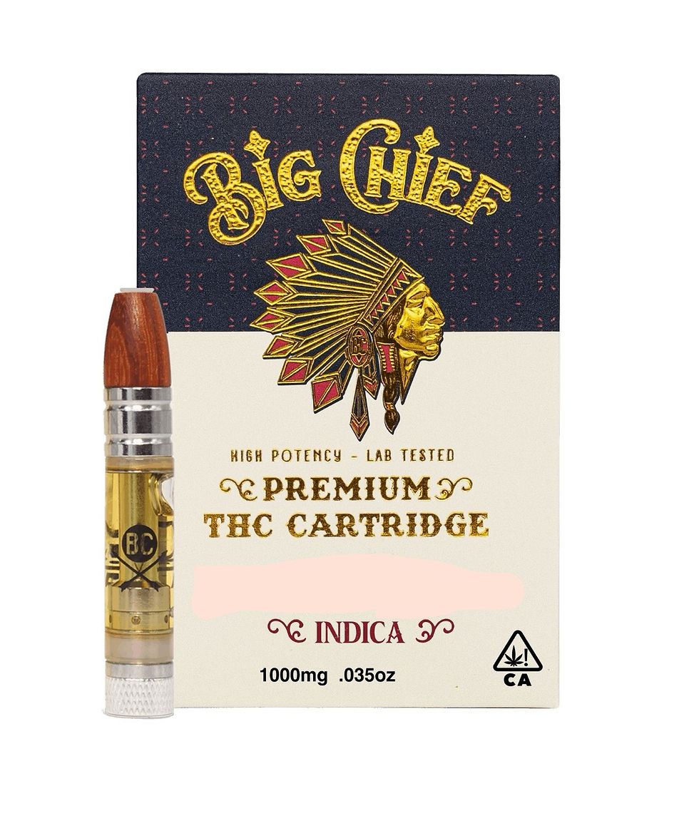 BIG CHIEF | Afghan Kush Cartridge | Indica | 1G