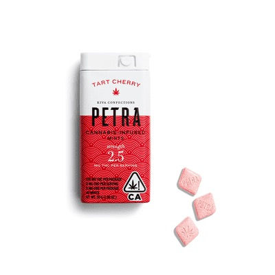 Kiva Confections | Petra Tart Cherry Mint | 100mg