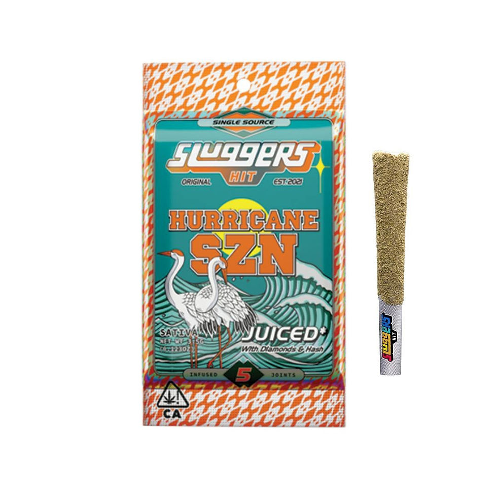 Sluggers Hit | Hurricane SZN Infused Prerolls | 5PK 3.5G