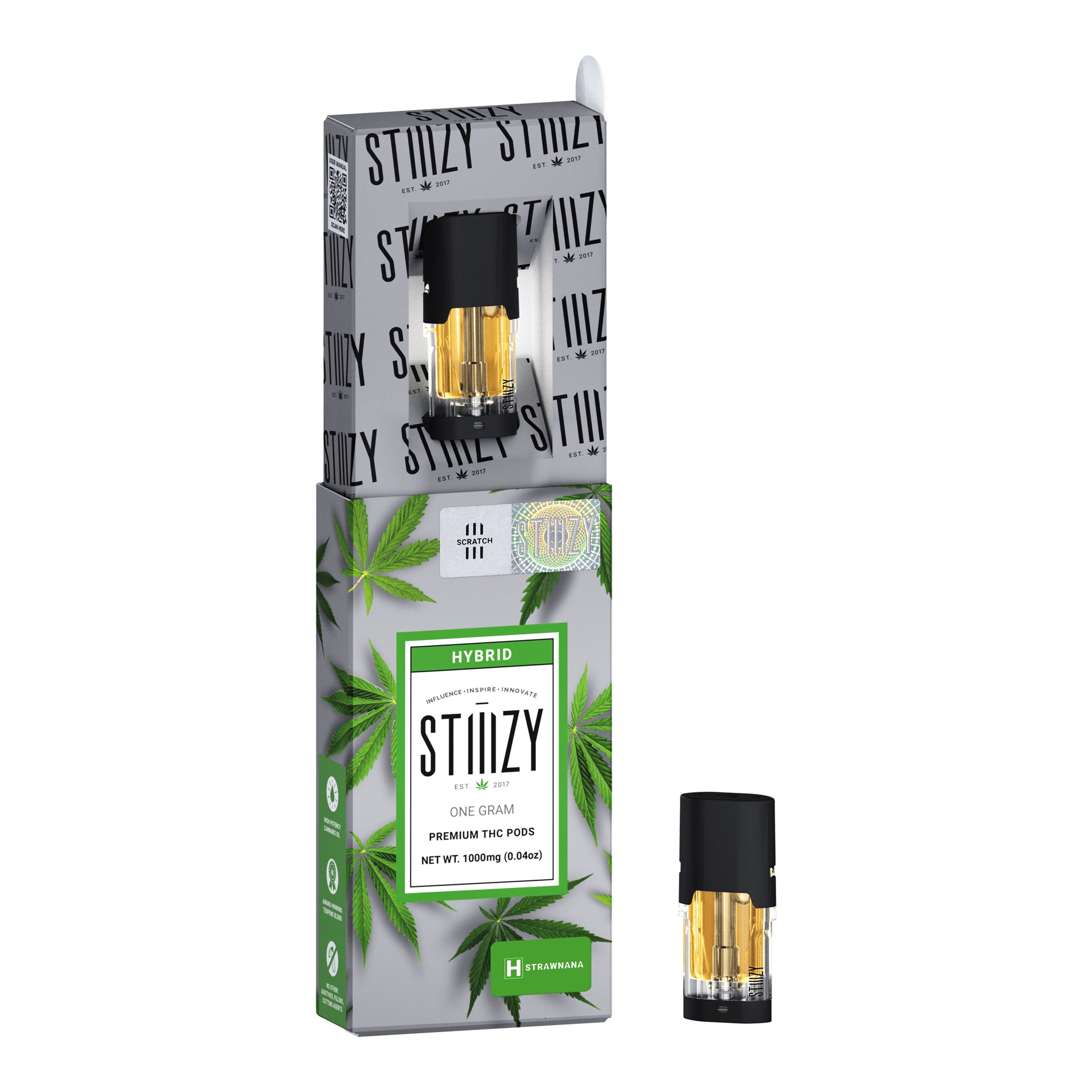 STIIIZY | Strawnana | Premium THC Pod | 1G