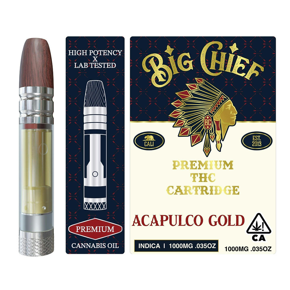 BIG CHIEF | Acapulco Gold Cartridge | Sativa | 1G
