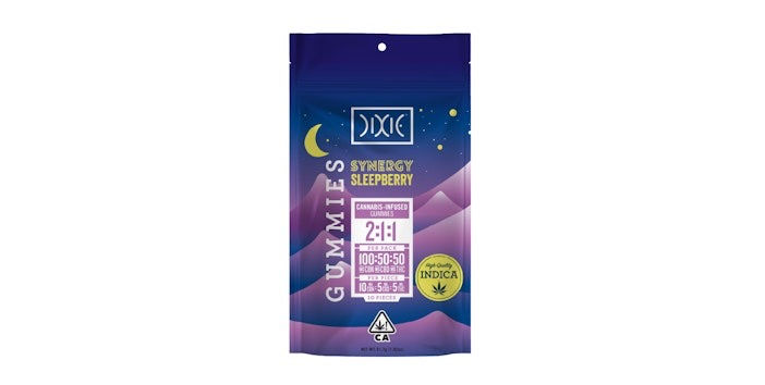 Dixie Brands | SYNERGY Sleepberry 2:1:1 CBN:CBD:THC | + Melatonin