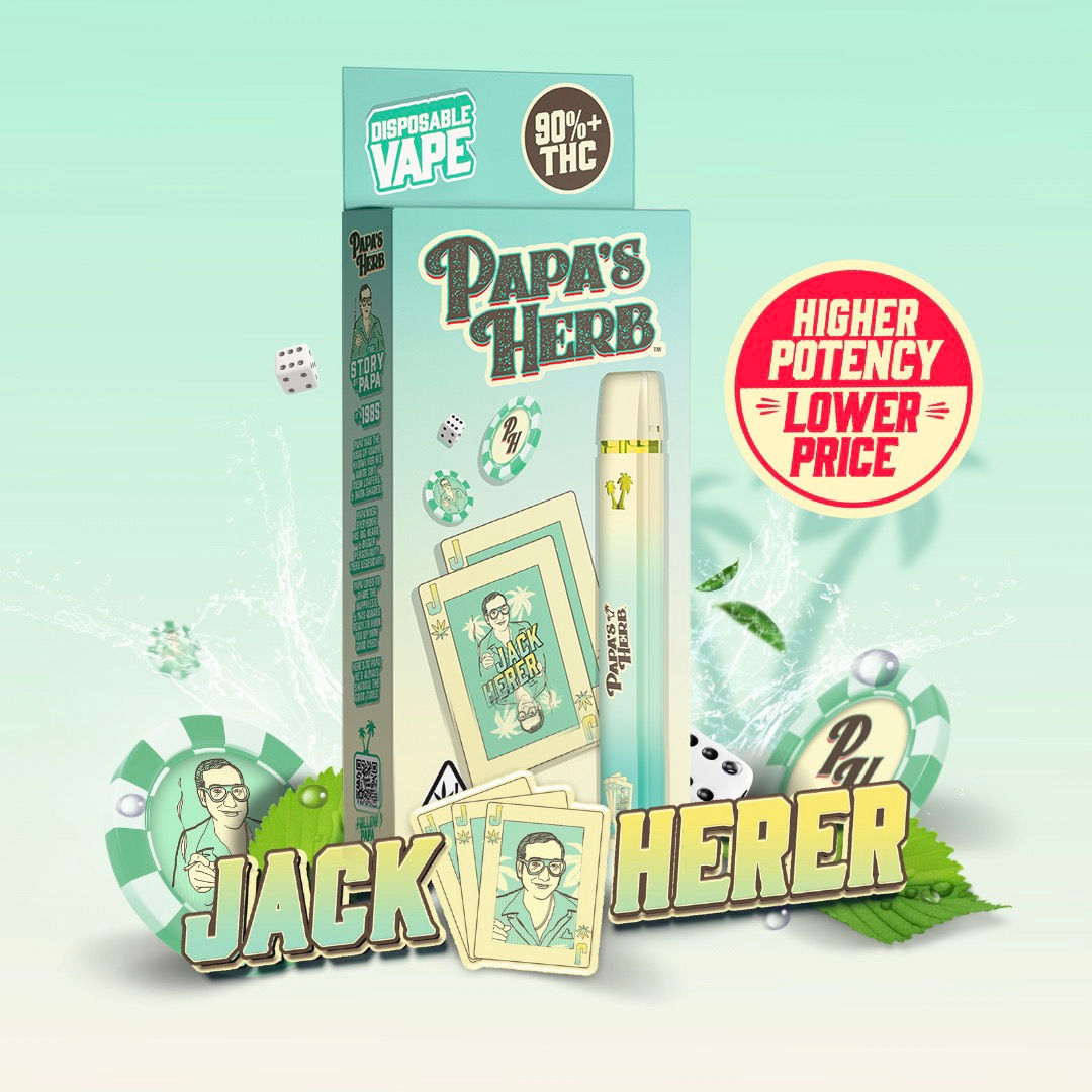 Papa's Herb | Jack Herer | Premium Distillate All-In-One | 1g