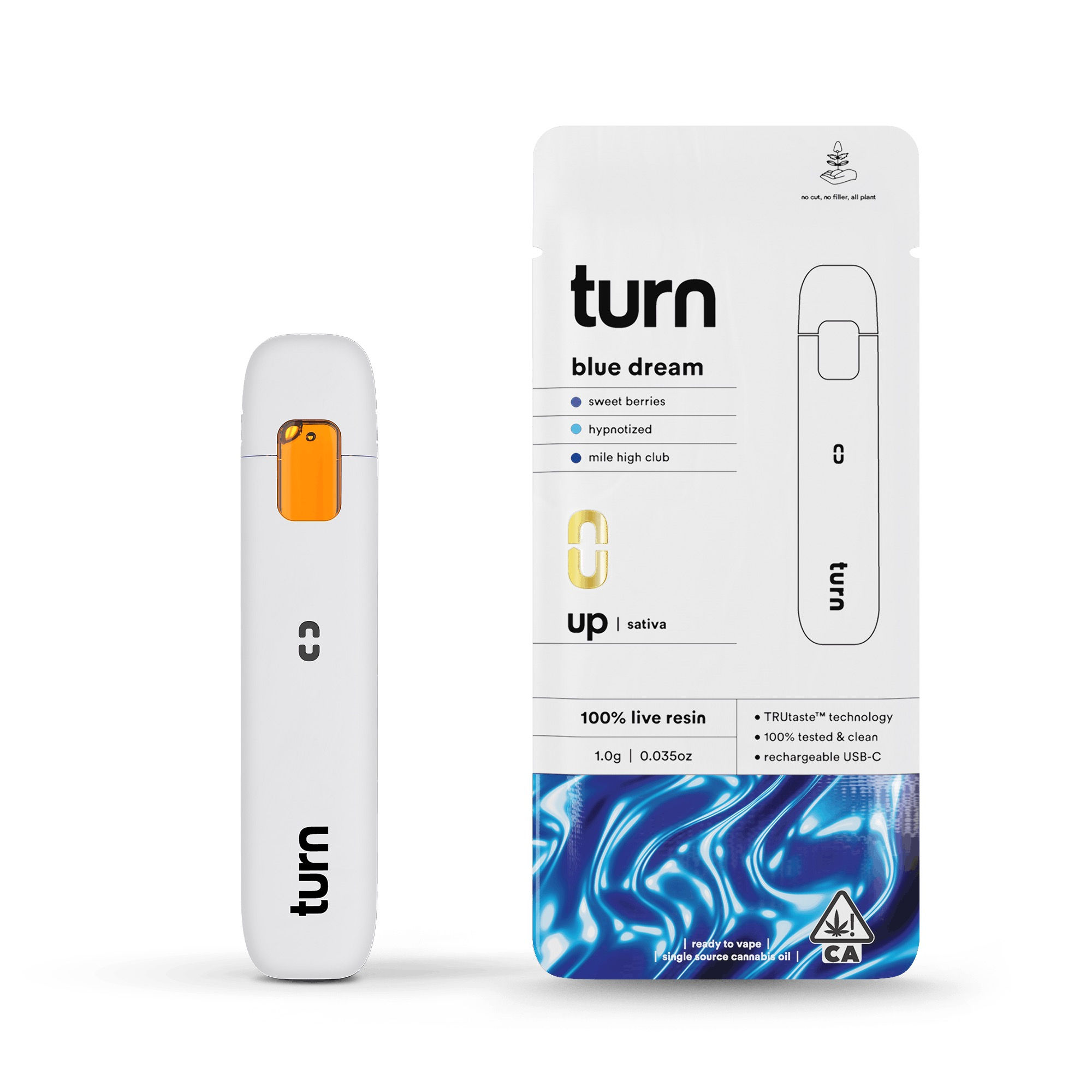 Turn | Blue Dream | 100% Live Resin All-In-One  | 1G