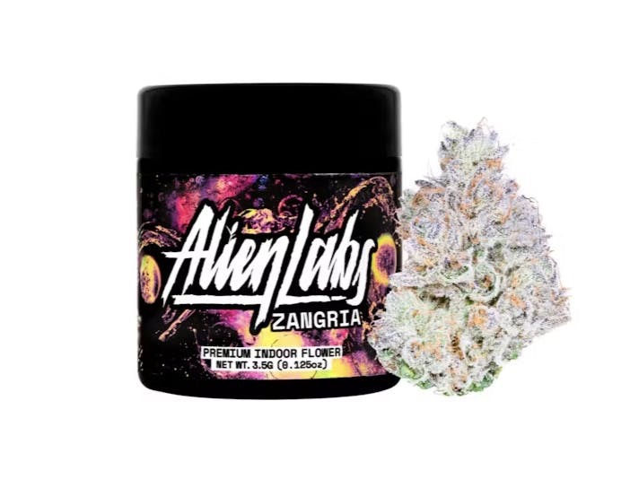 Alien Labs | Zangria  | Premium Indoor Flower | 3.5G