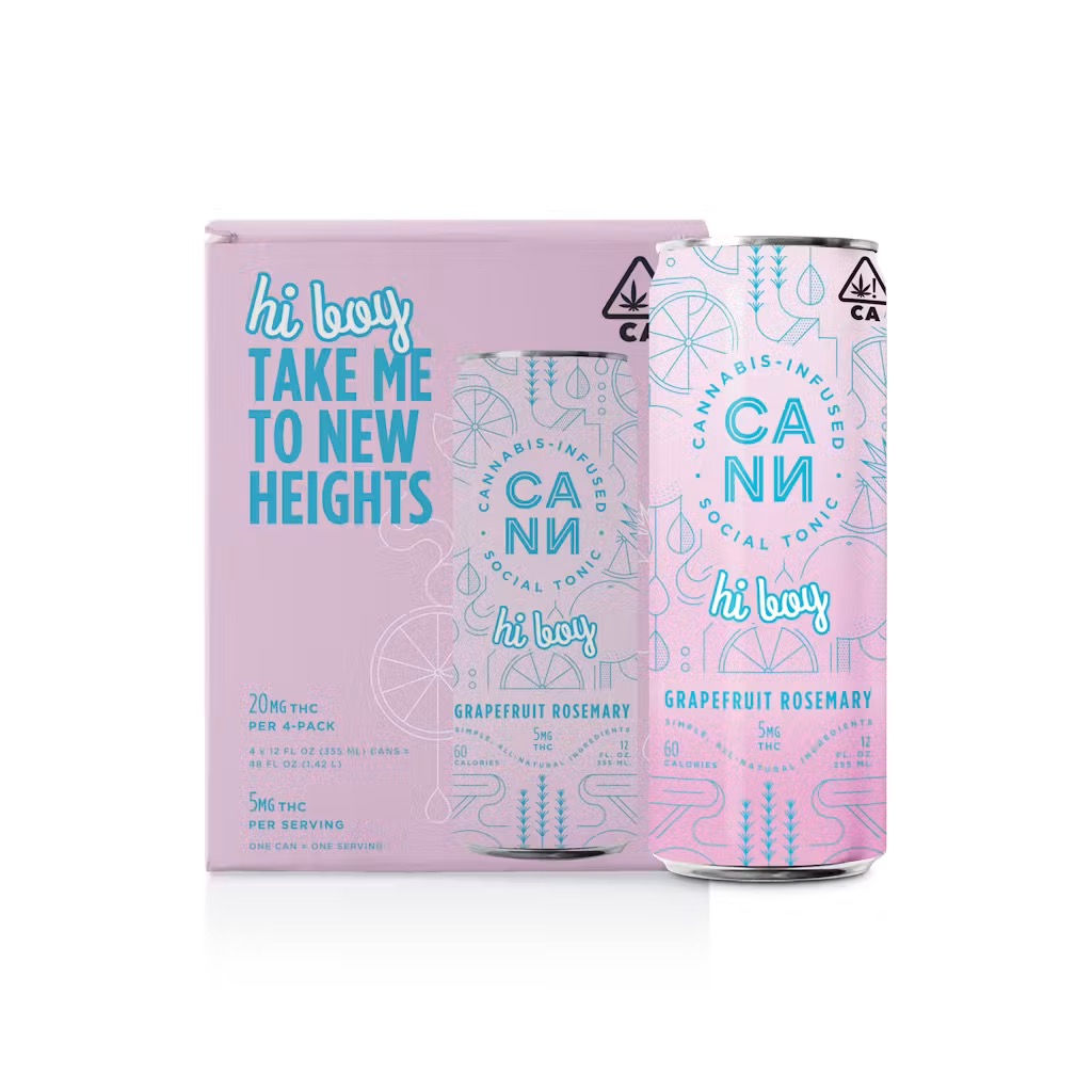 CANN | Hi Boy | Grapefruit Rosemary 4pk | 5mg THC