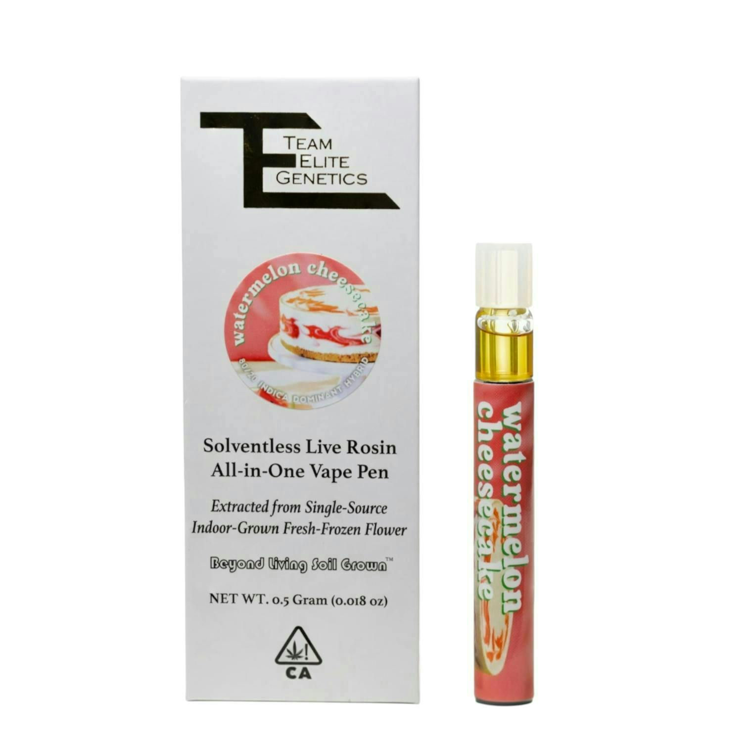 Team Elite Genetics | Watermelon Cheesecake | Live Rosin All-In-One | .5g