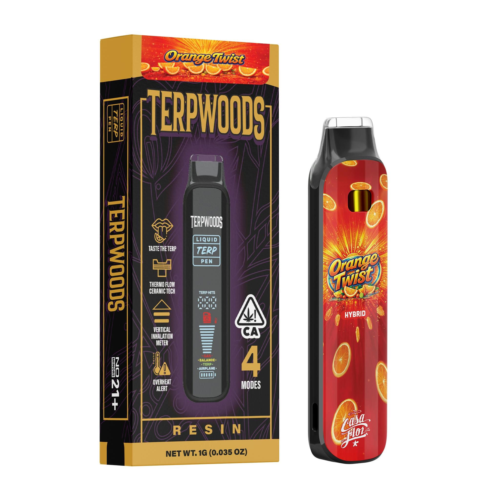 DabWoods | Terpwoods | Orange Twist | Live Resin All-In-One | 1g