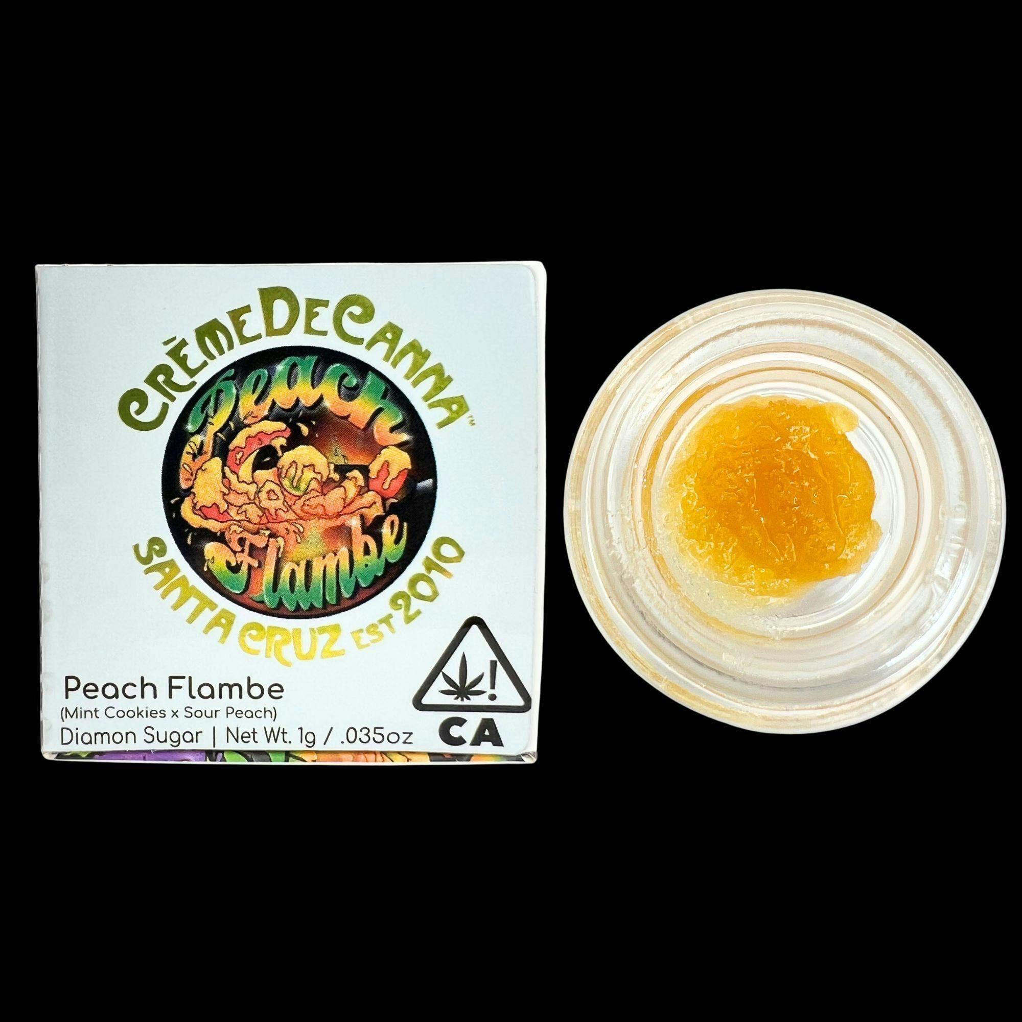 Creme De Canna | Peach Flambe | Diamond Sugar | 1G