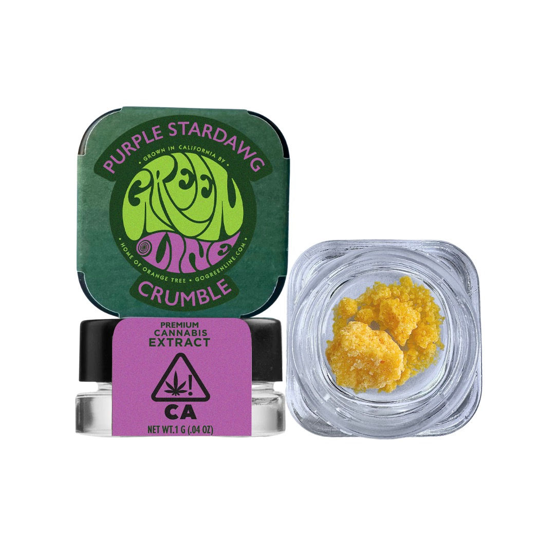 Greenline | Purple Stardawg | Premium Extract Crumble | 1g