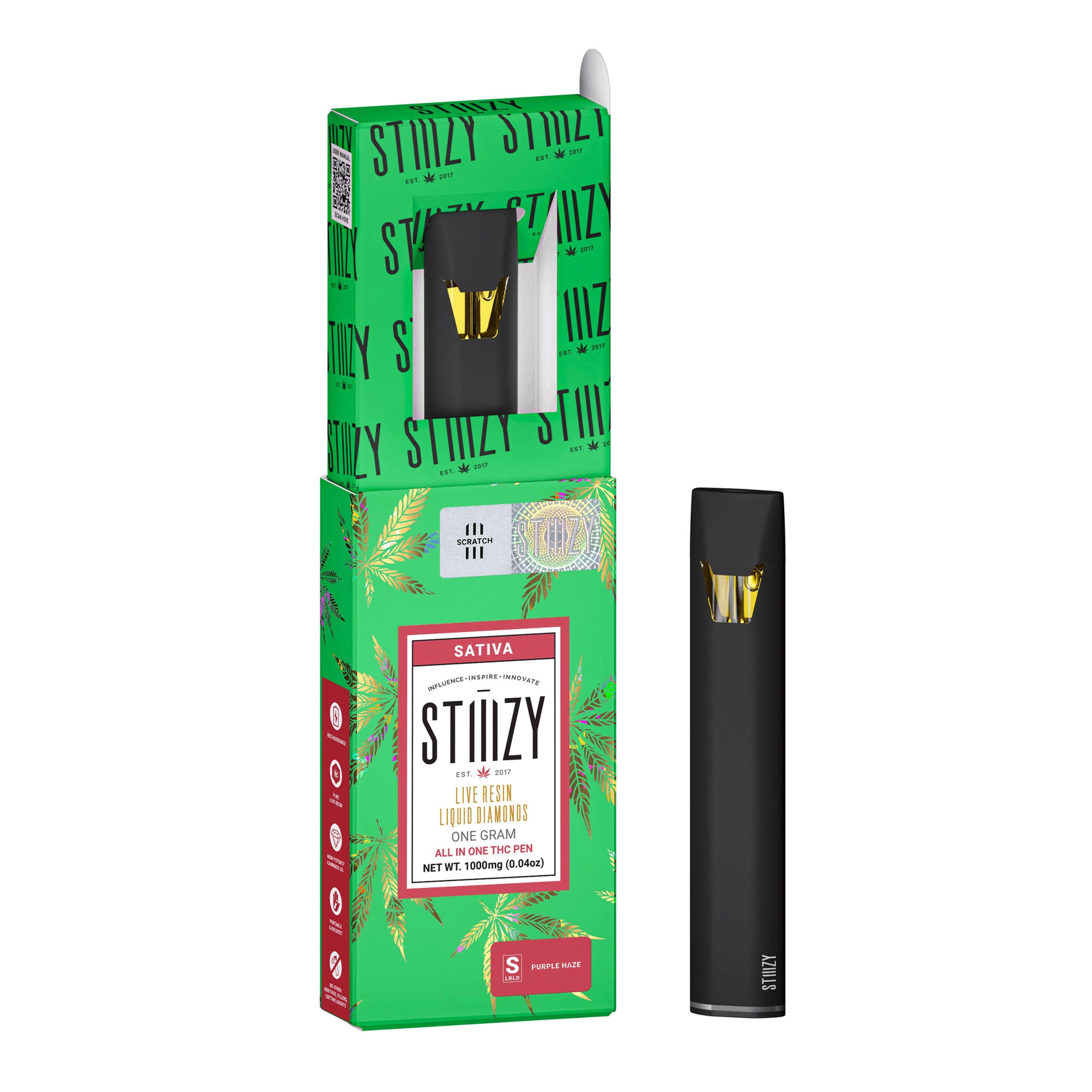 STIIIZY | Purple Haze ALL-IN-ONE Live Resin Liquid Diamonds| 1G