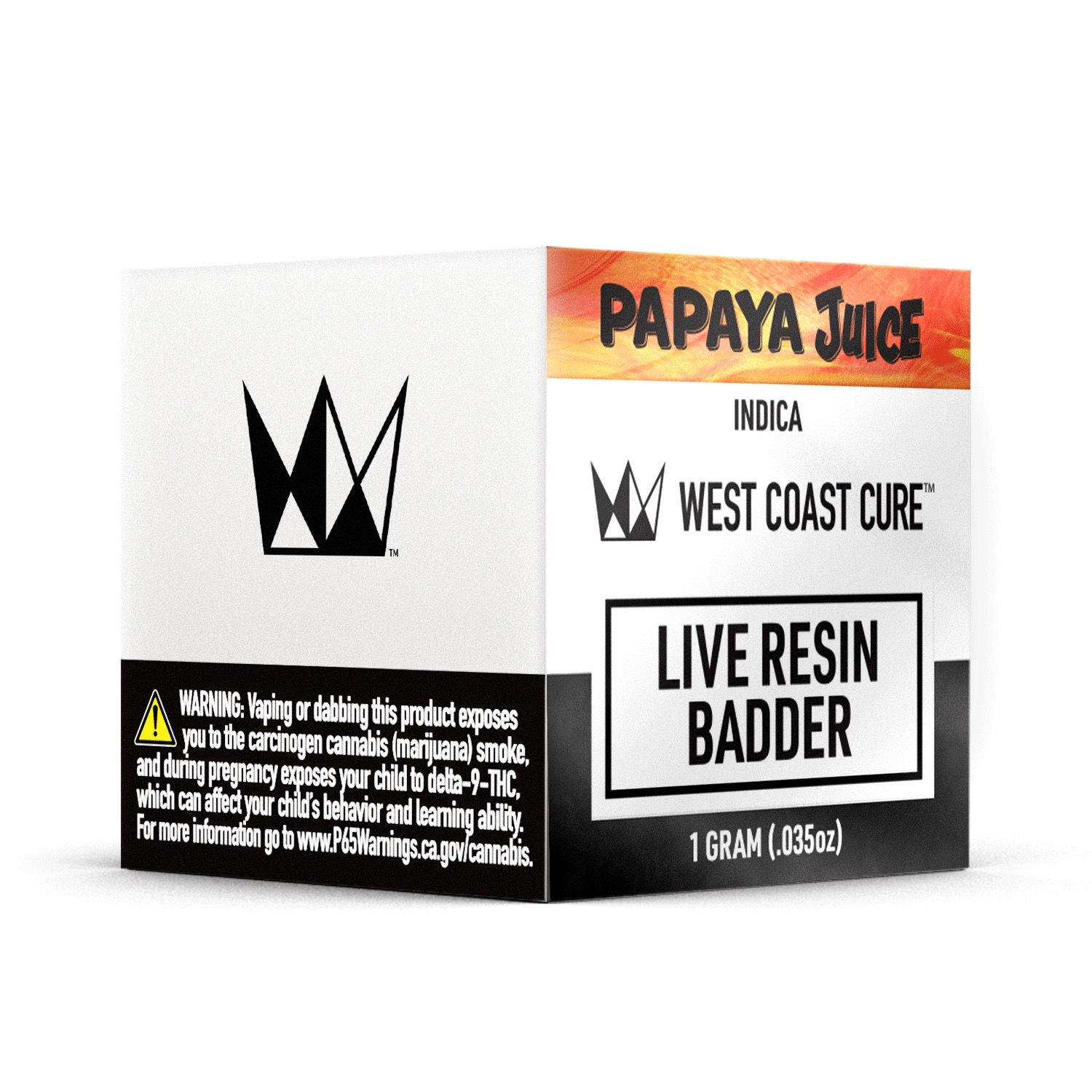 West Coast Cure | Papaya Juice | Live Resin Badder | 1g