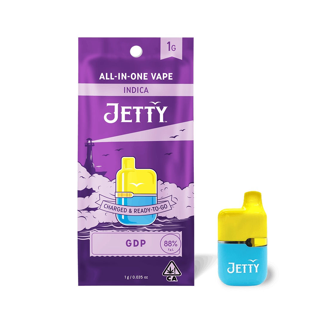 Jetty Extracts | GDP | High THC Disposable | 1G