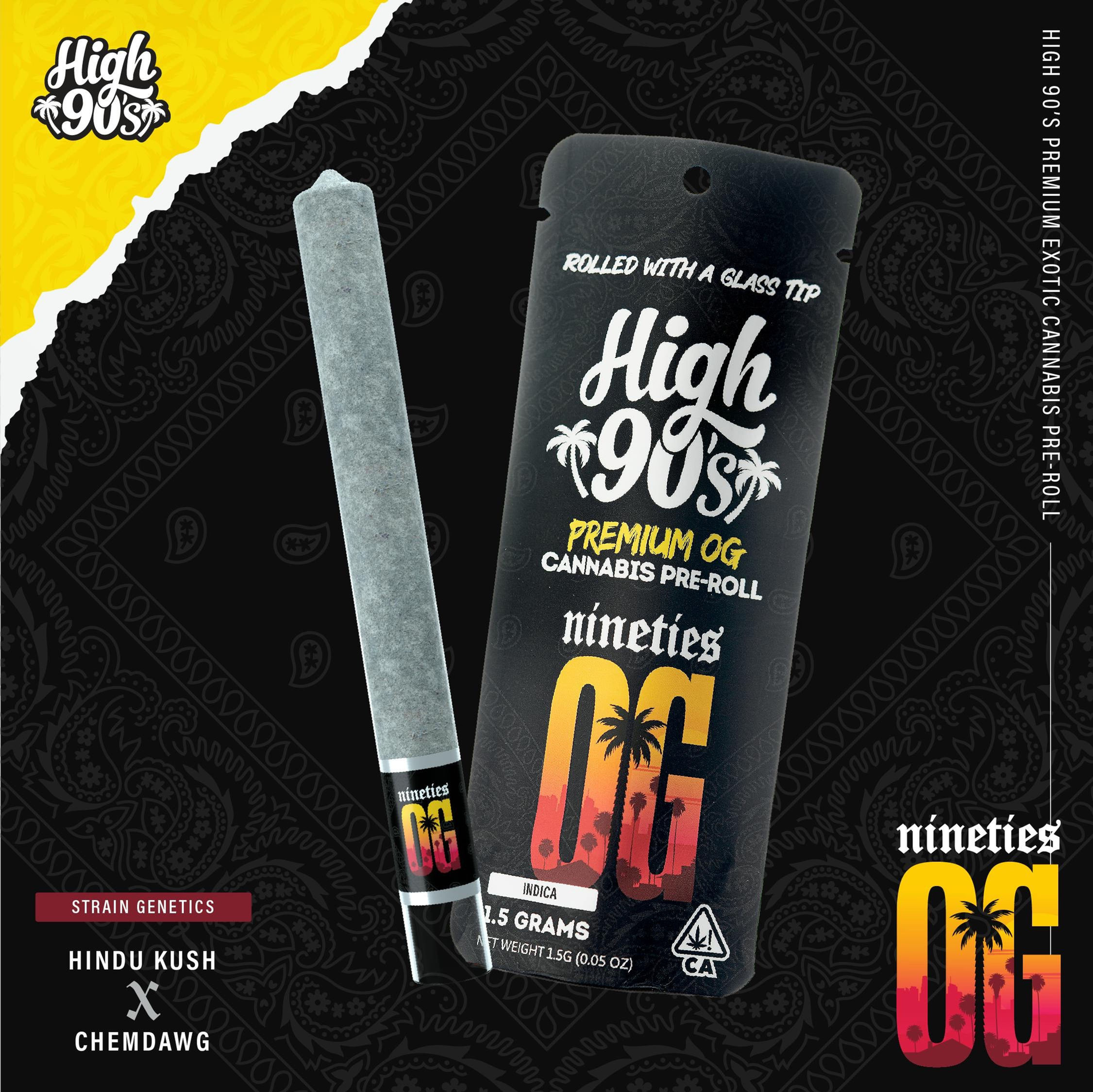 High 90's | High 90'S | High Roller Pre-roll | 1.5g