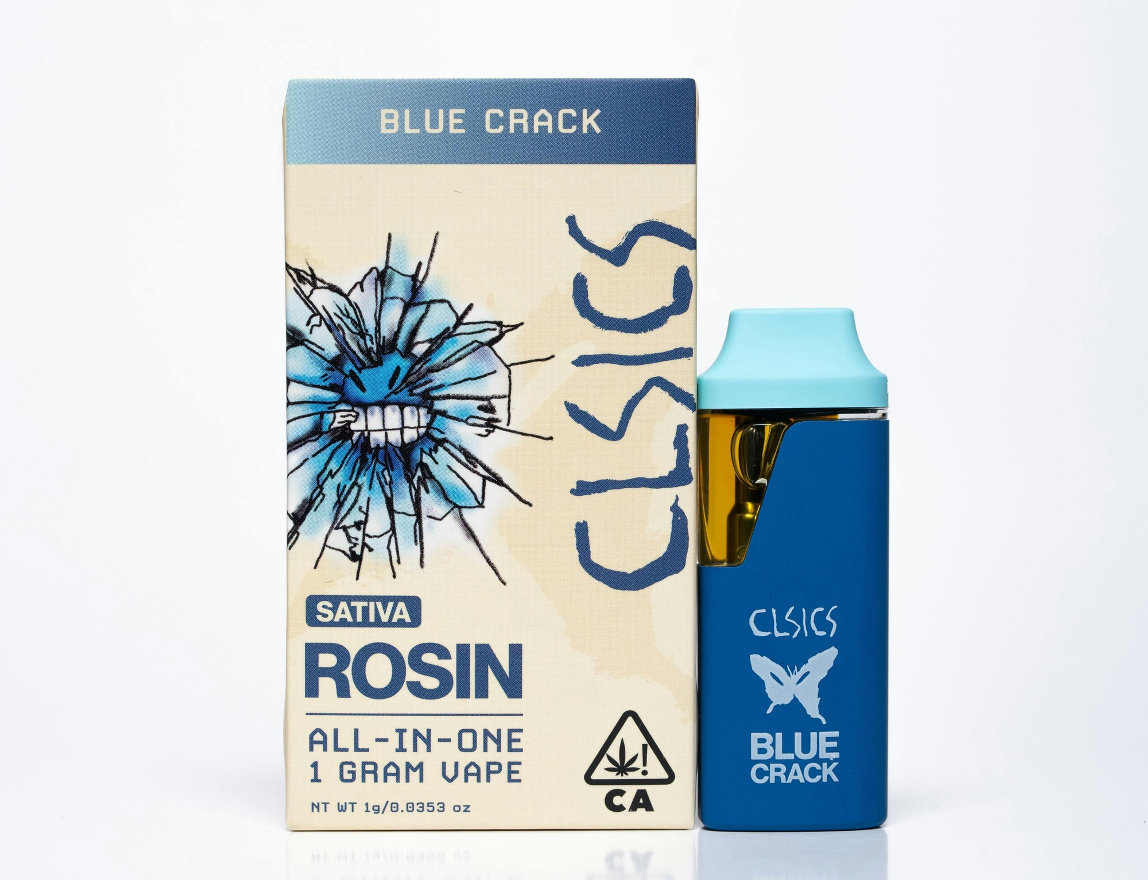 CLSICS Rosin | Blue Crack | Live Rosin Disposable | 1G