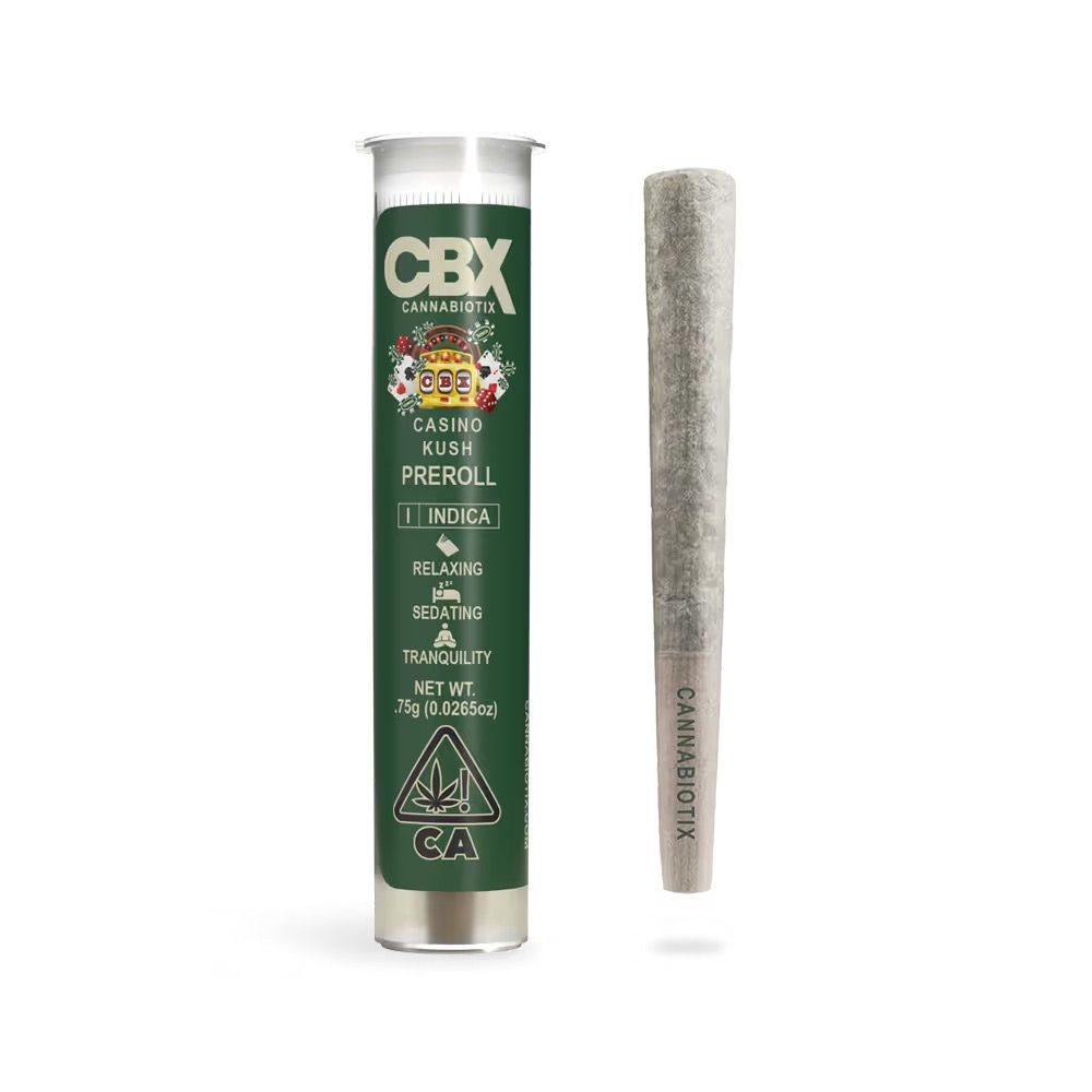 Cannabiotix | Casino Kush | Single Premium Indoor Pre-roll | 0.75g