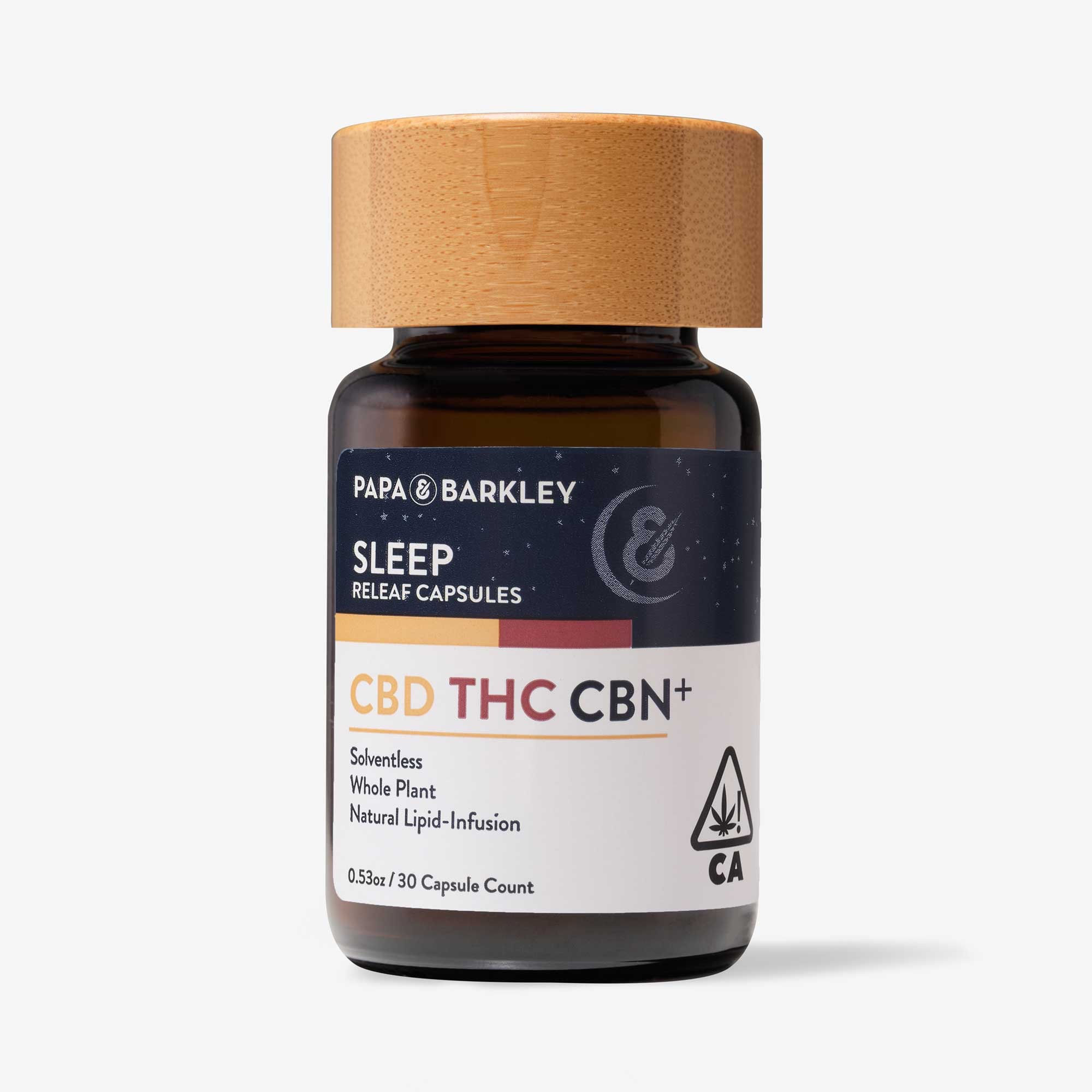Papa & Barkley | Sleep Releaf (Moderate) CBD:THC:CBN Capsules | 30CT
