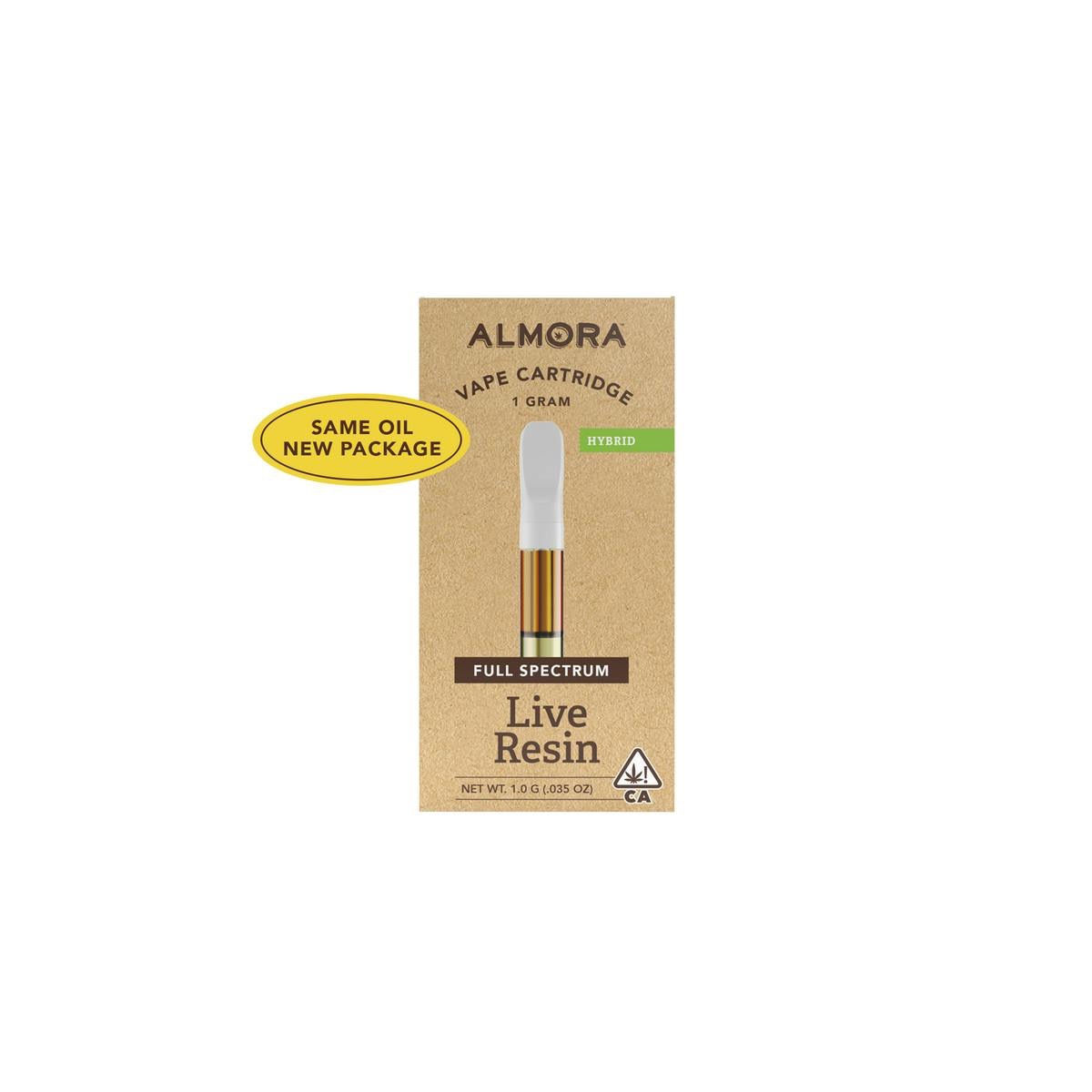 Almora | Carbon Fiber | 100% Live Resin Cartridge | 1G
