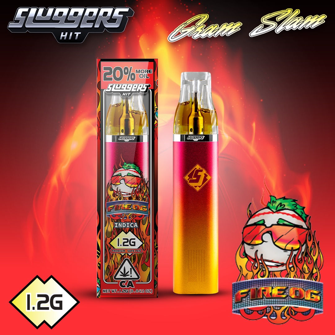 Sluggers Hit | Fire OG | Live Resin Liquid Diamonds All-In-One | 1.2g