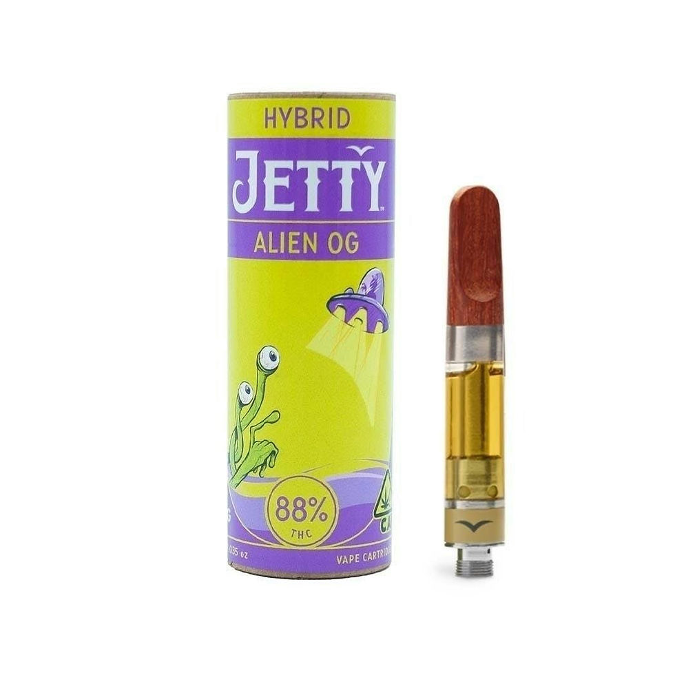 Jetty Extracts | Alien OG High THC Cartridge | 1G