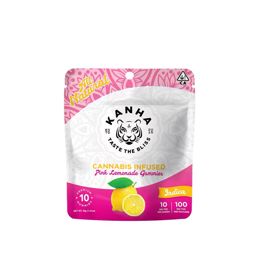 KANHA | Pink Lemonade Gummies | 100mg THC