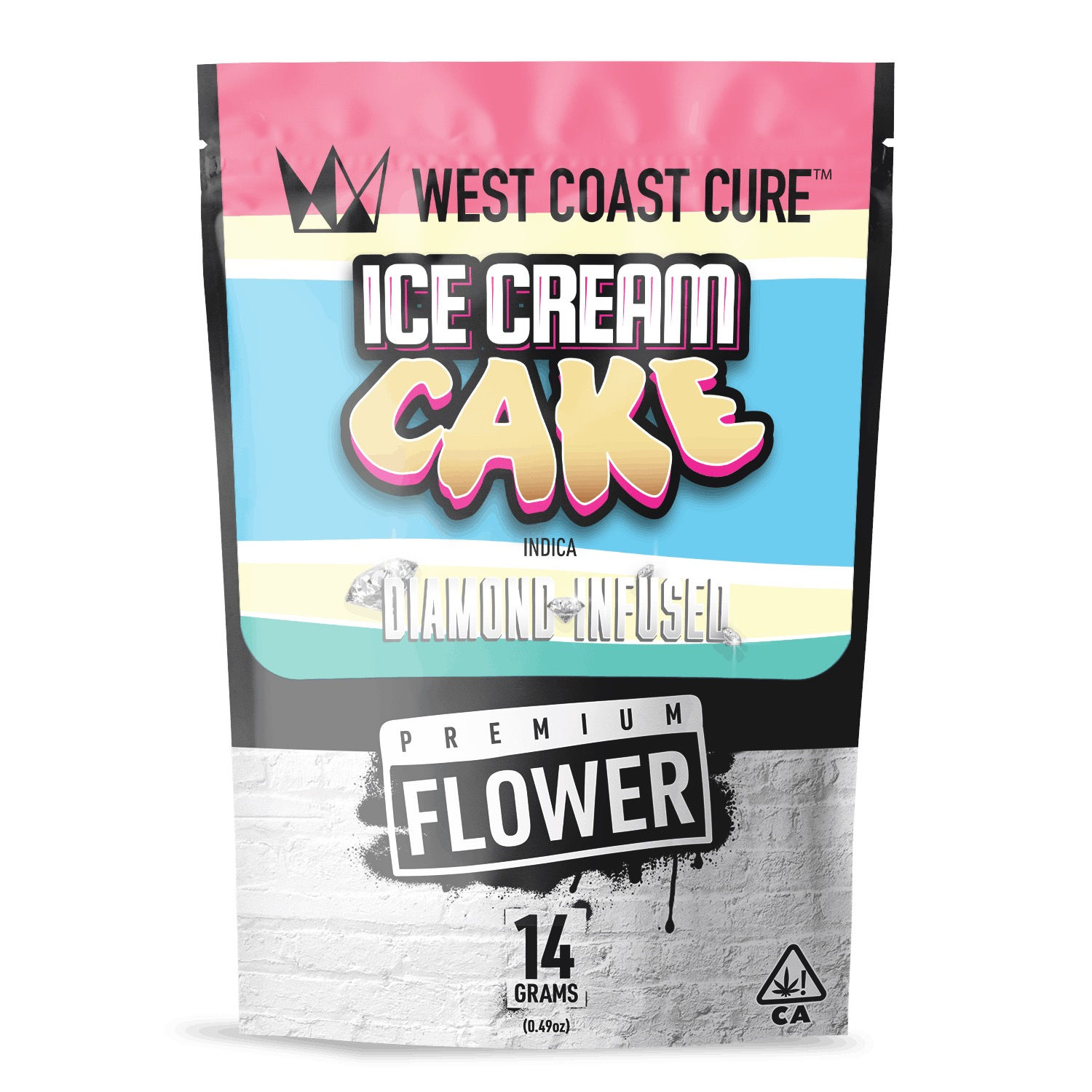 West Coast Cure | Ice Cream Cake | Diamond Infused Flower | 1
