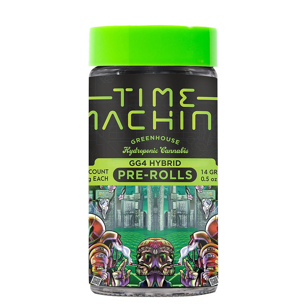 Time Machine | GG4 | .5g Prerolls | 28-Pack (14g)