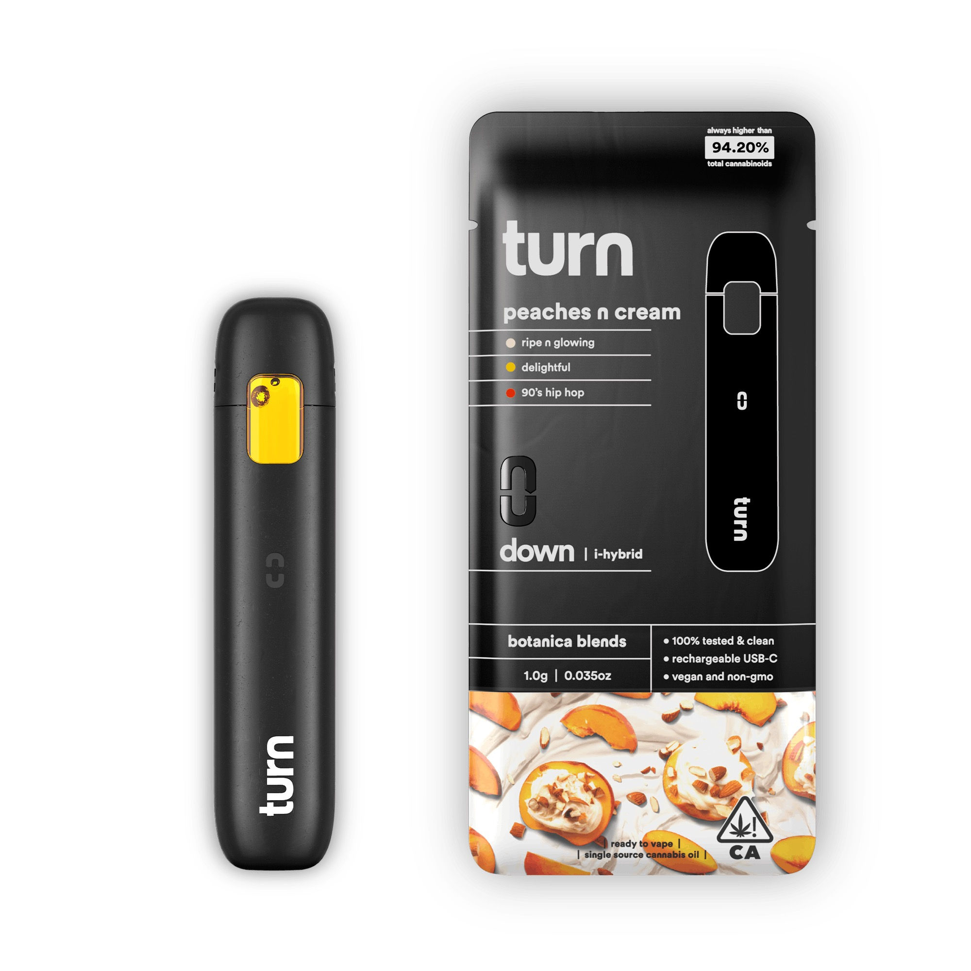 Turn | Peaches N Cream | Botanica Blends All-In-One| 1G