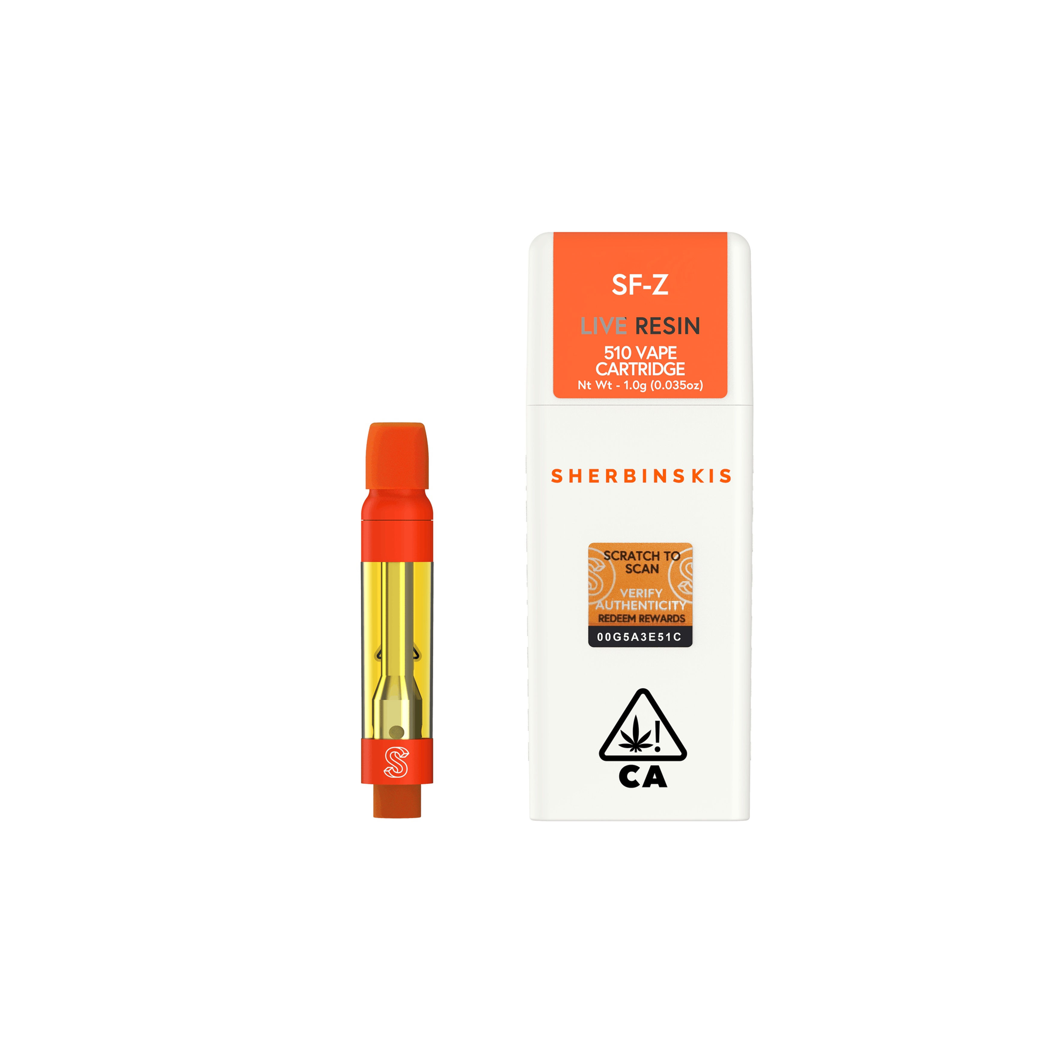 Sherbinskis | SF-Z | Live Resin Cart | 1G