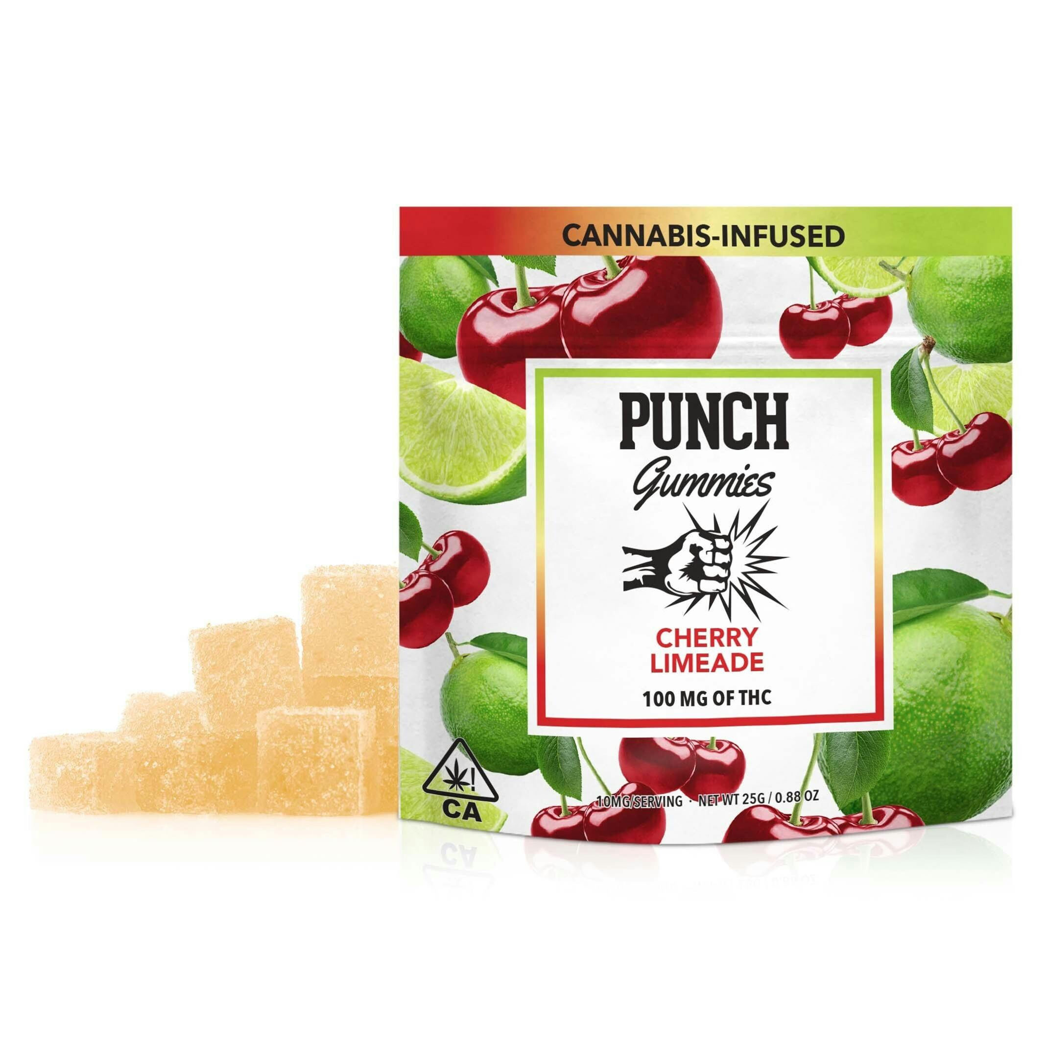 Punch | Cherry Limeade | Cannabis-Infused Gummies | 100mg THC