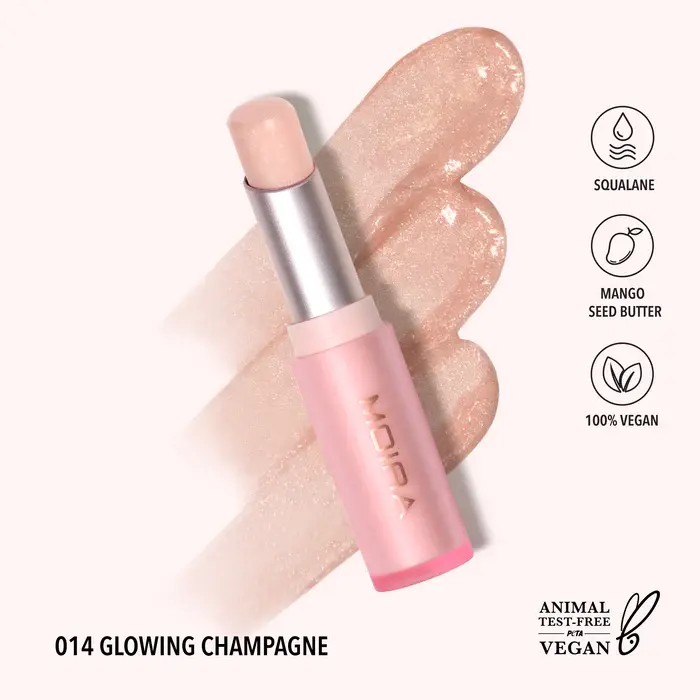 MOIRA - Signature Lipstick 014: Glowing Champagne