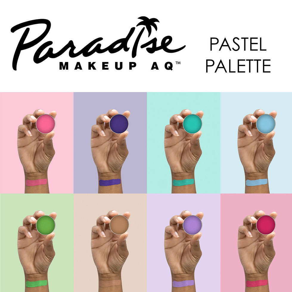 Miniatura: MEHRON - Paradise Makeup AQ 8 Color Palette Pastel