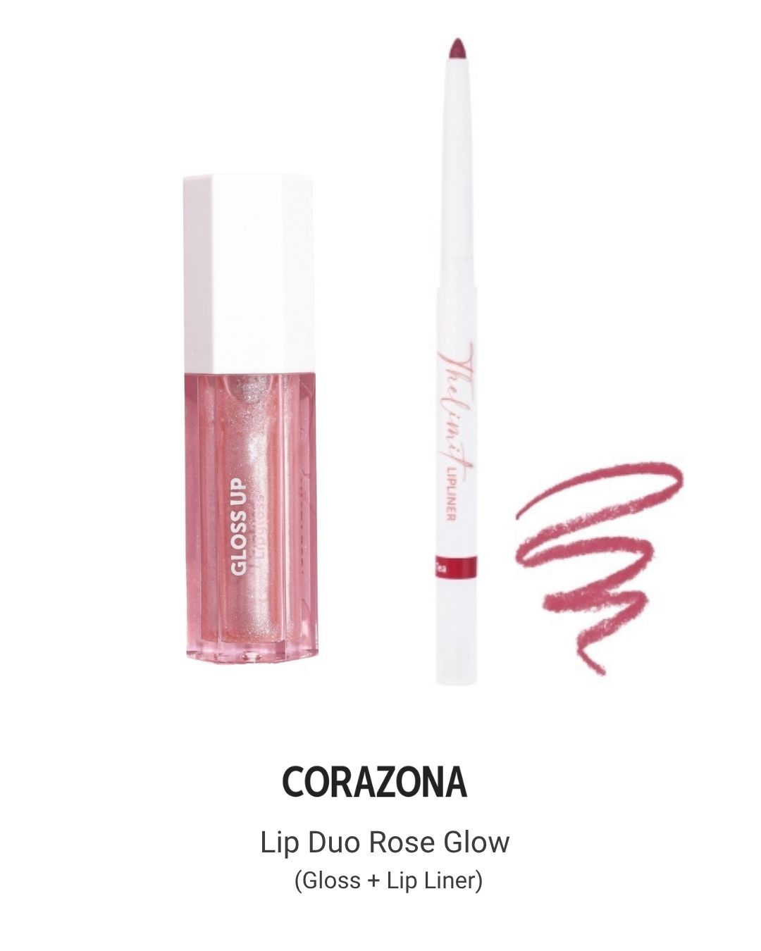 CORAZONA - Lip Duo Rose Glow