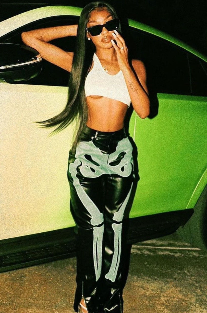 Thumbnail: “Skulll Denim” Leather Pants