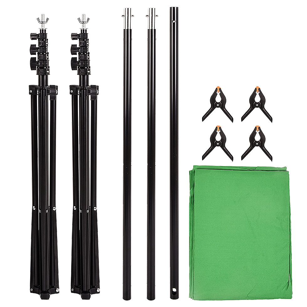 6.56 x 9.85ft Green Screen Backdrop Stand Kit, Photography Background Support St