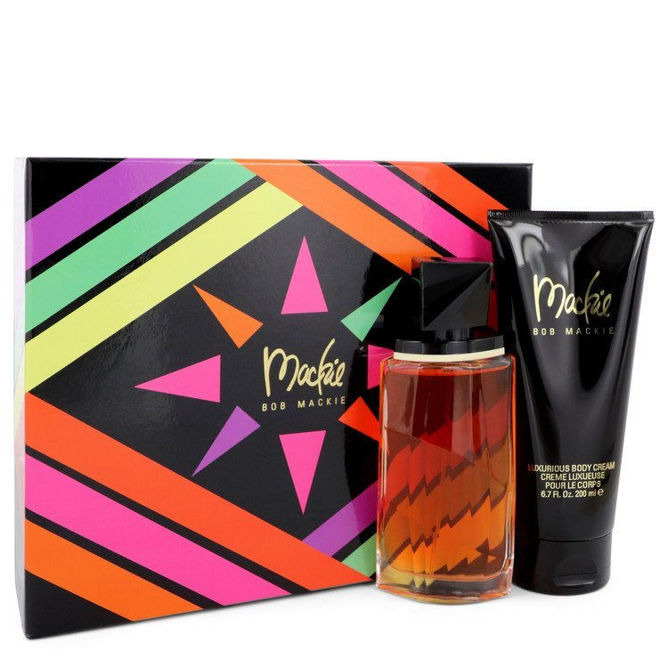 MACKIE by Bob Mackie Gift Set -- 3.4 oz Eau De Toilette Spray + 6.8 oz Body Crea