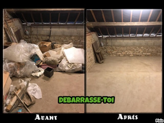 avant après débarras grenier