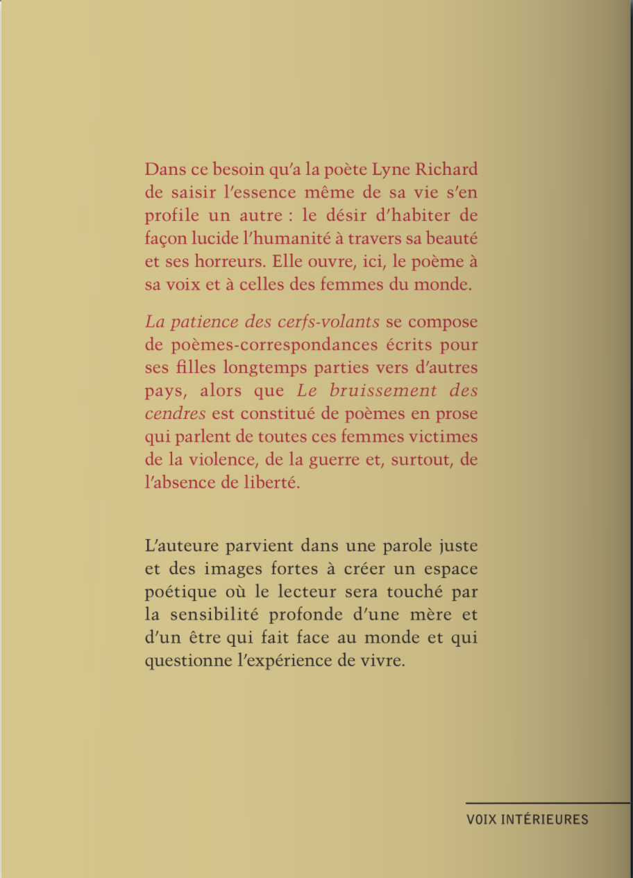 Miniature : La Patience des cerfs-volants - Livre dédicacé