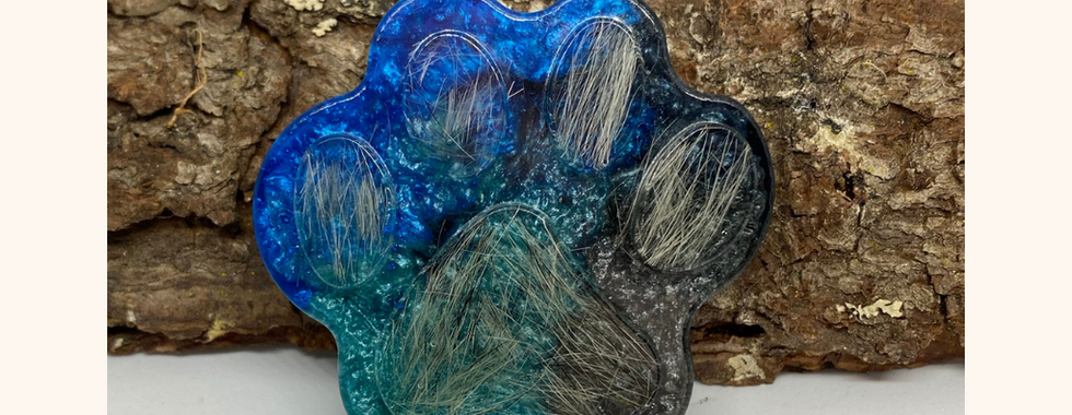 dog fur keepsake