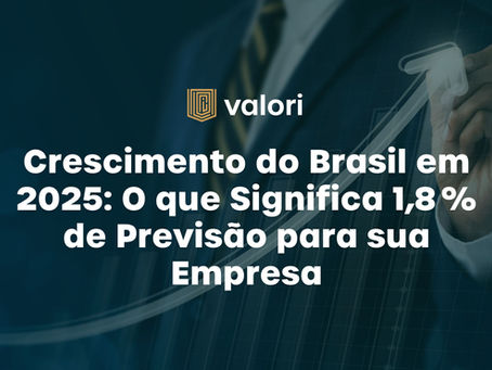 Gráfico com projeções de crescimento do Brasil em 2025 com destaque para 1,8 %.