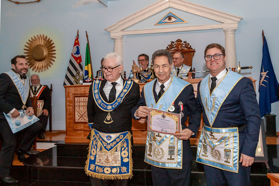 Cruz da Perfeição Maçônica – pelos 35 anos - Ir∴ João Lopes Gonçalves