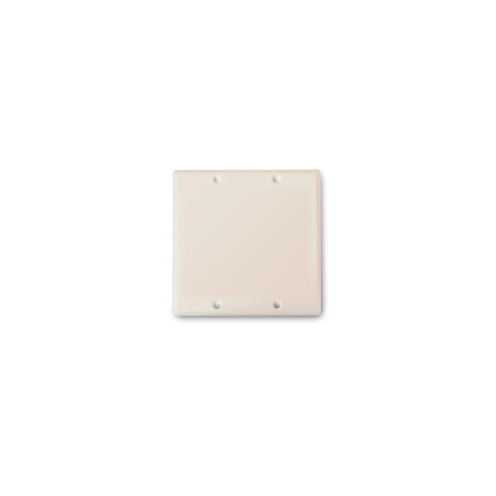 Wirepath™ Blank Midi Wall Plate - Ivory