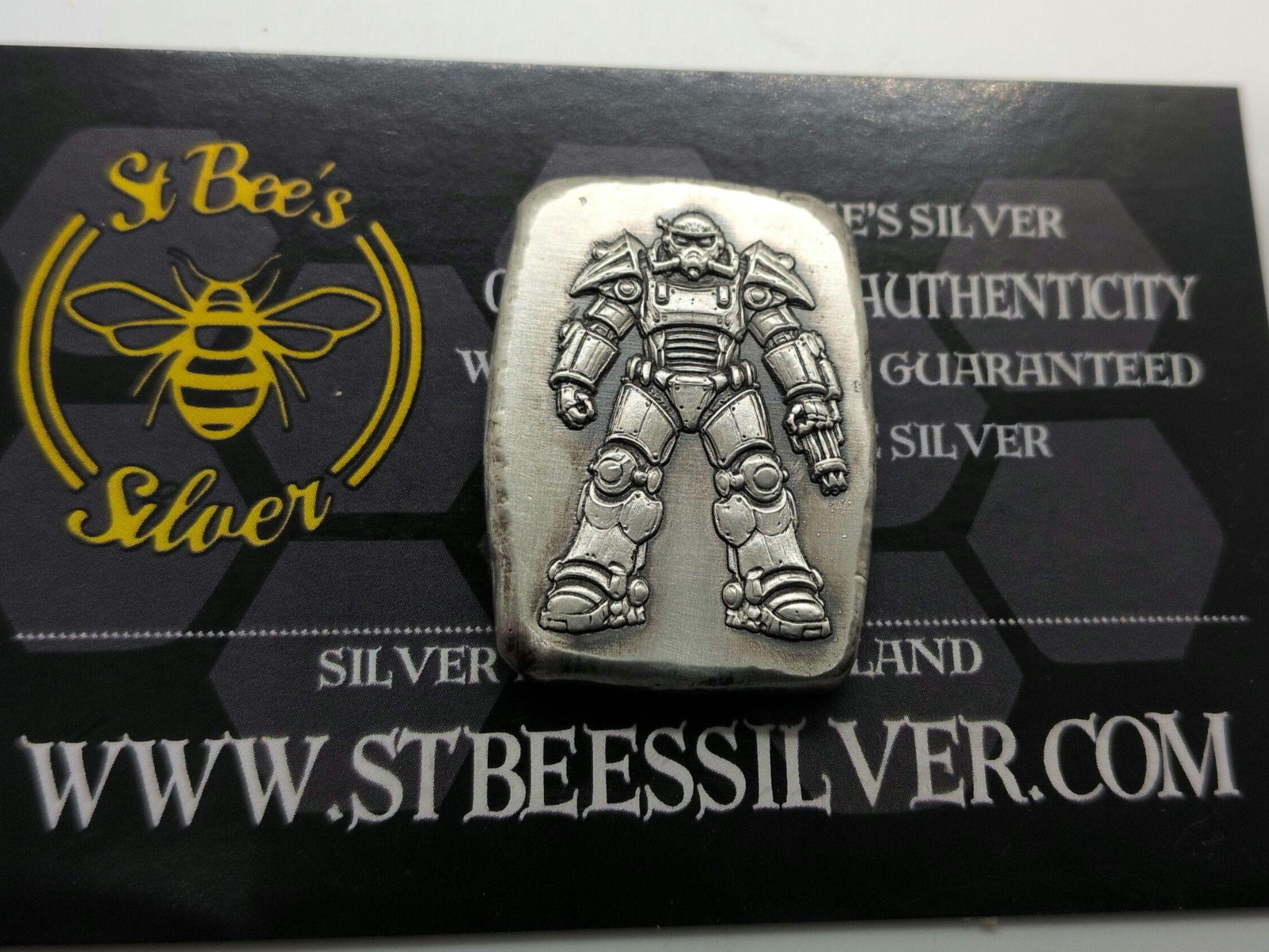 1 Troy Oz .999fs Prototype Power Armour bar 