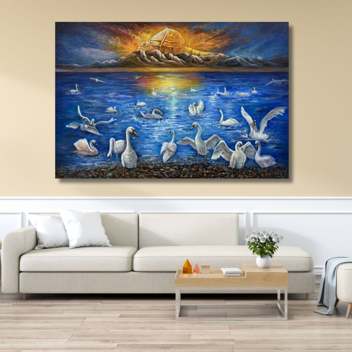 Sacred Kailash Mansarovar Canvas