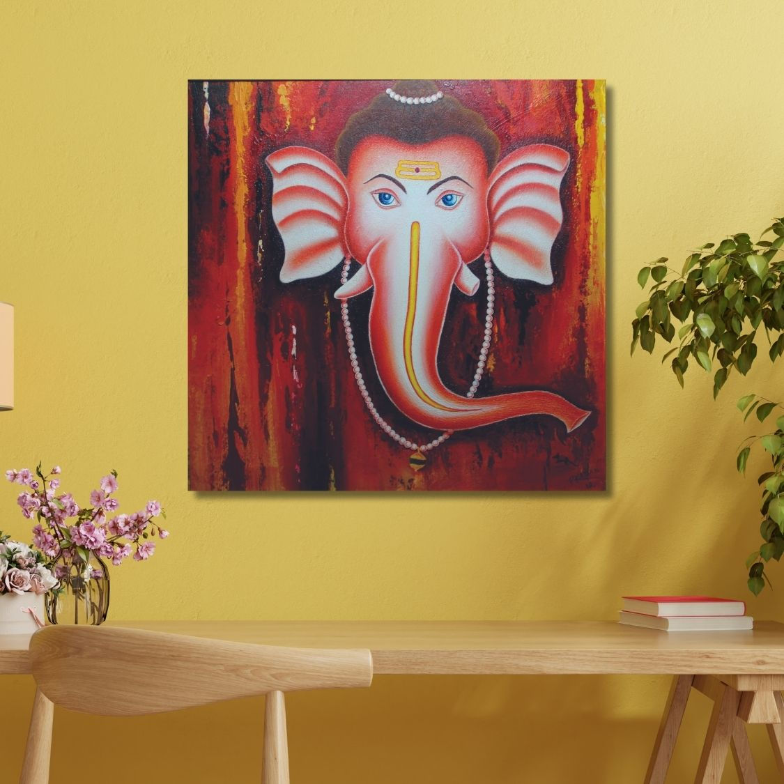 lord ganesha modern wall decor