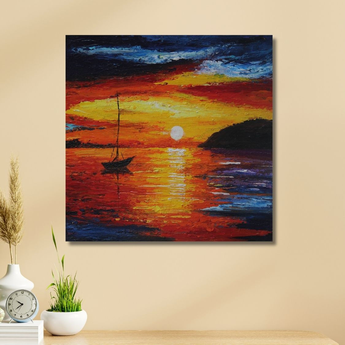 Sunset Ocean Wall Art