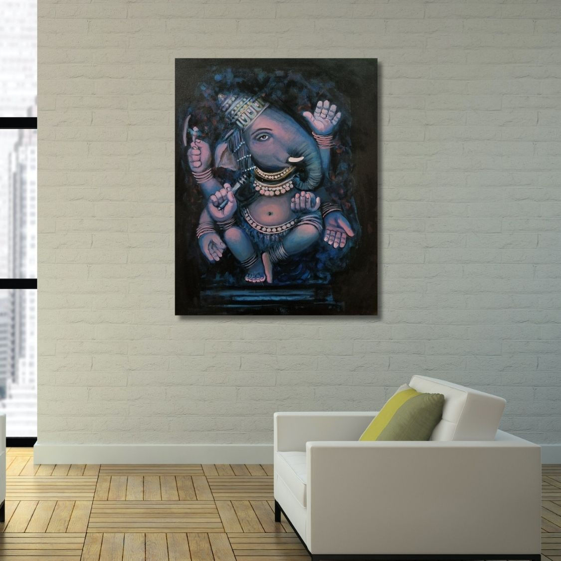 Modern Ganesh Acrylic Artwork