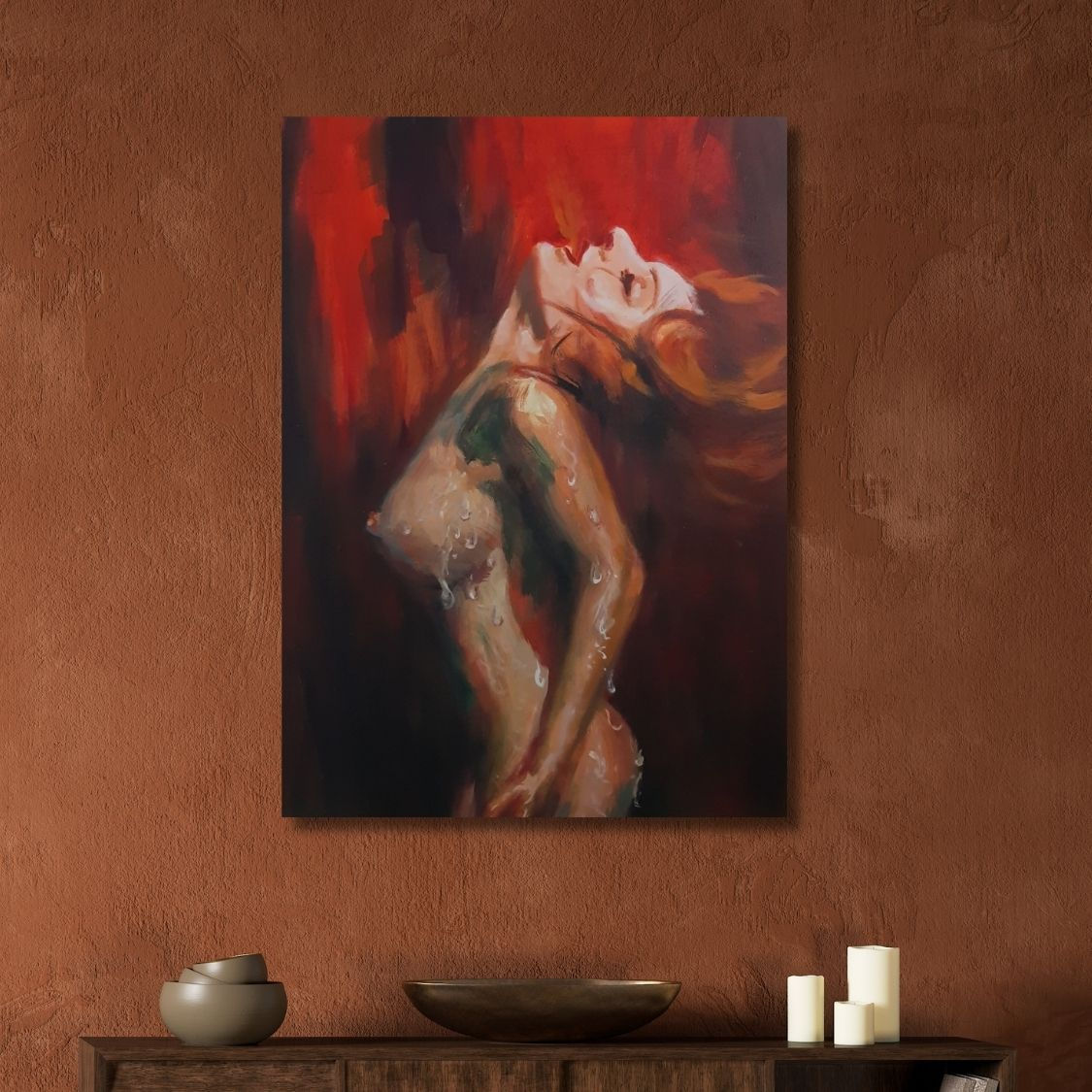 Expressive nude painting