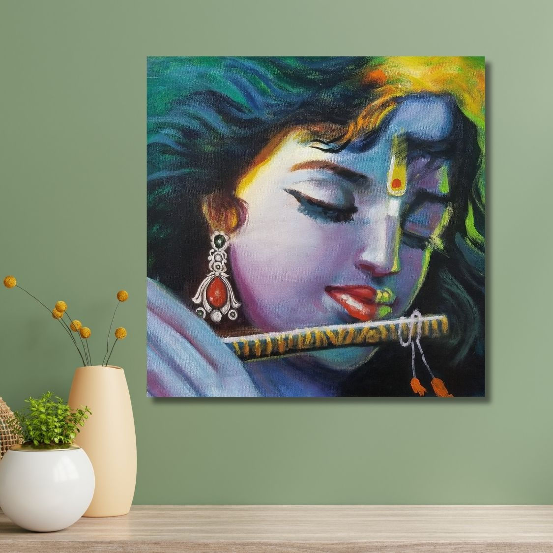 Peaceful Krishna Portrait
